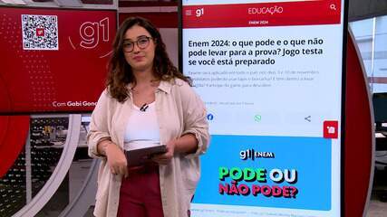 Enem 2024: o que pode e o que não pode levar para a prova?