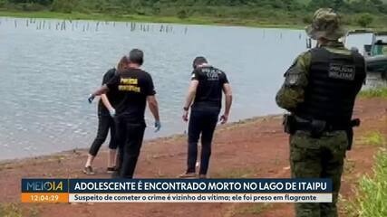 Adolescente é encontrado morto no Lago de Itaipu