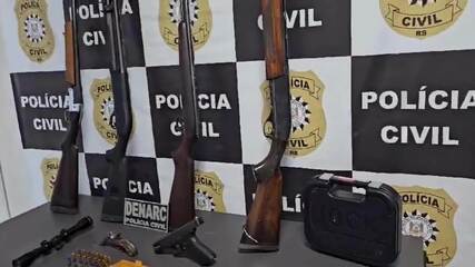 Engenheiro civil é suspeito de fornecer armas e munição a grupo criminoso no RS