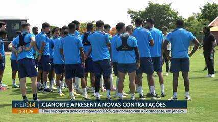 Time de futebol de Cianorte apresenta novas contratações