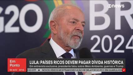 'A minha relação com o Trump vai ser uma relação oficial', diz Lula