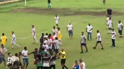 Jogo Americano x Resende em torneio sub-14 termina em confusão generalizada