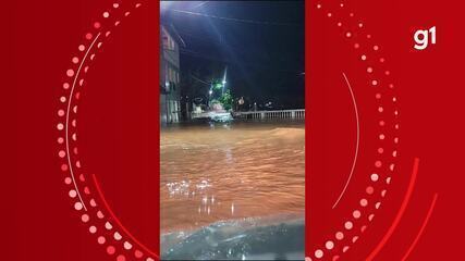 Chuva forte atinge cidade de Virgolândia