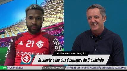 Wesley, destaque do Internacional, concede entrevista exclusiva ao Seleção SporTV