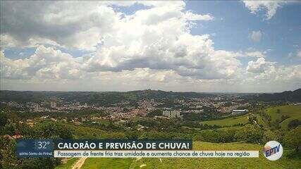 Quinta-feira deve ser com pancadas de chuva em Campinas e região; veja por cidade