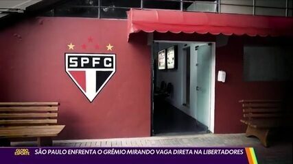 São Paulo enfrenta o Grêmio mirando vaga direta na Libertadores