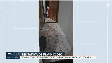 Casa de vítima de tentativa de feminicídio foi encontrada com chão sujo de sangue