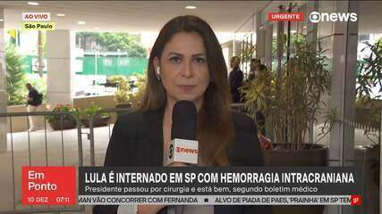 Lula é internado em SP com Hemorragia Intracraniana