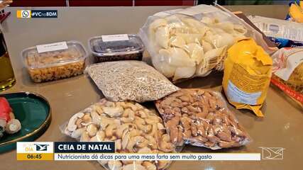 Nutricionista dá dicas para economizar na ceia de natal