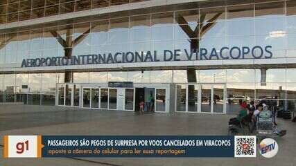 Aeroporto de Viracopos tem ao menos oito voos cancelados nesta terça