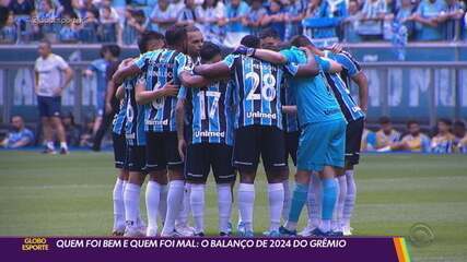 Quem foi bem e quem foi mal: o balanço do Grêmio em 2024