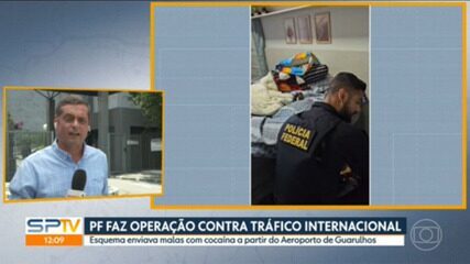 Sete são presos em operação da PF contra quadrilha de tráfico internacional de drogas que agia no Aeroporto Internacional de SP