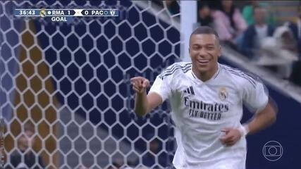 Mbappé volta a marcar no estádio Lusail, em Doha, após três gols na final da Copa do Mundo