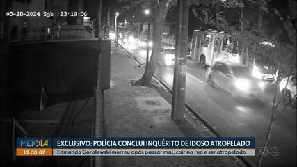 Polícia civil conclui inquérito de idoso atropelado em Curitiba