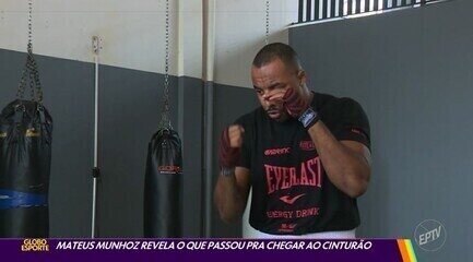 Mateus Munhoz revela o que passou para chegar ao cinturão