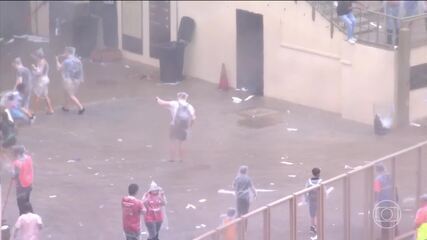 Veja a situação do Pacaembu no intervalo da partida entre Minas Gerais e Rio de Janeiro