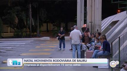 Movimento intenso nas rodoviárias da região de Bauru