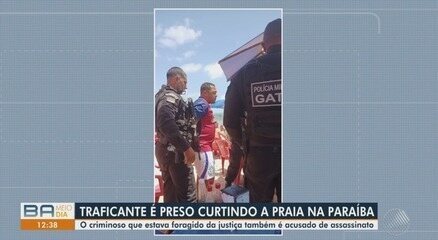 Suspeito de tráfico de drogas e armas é preso em praia na Paraíba