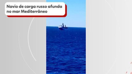 Navio de carga russo afunda no mar Mediterrâneo