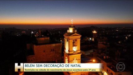 Belém vive mais um Natal sem decoração em meio à guerra em Gaza