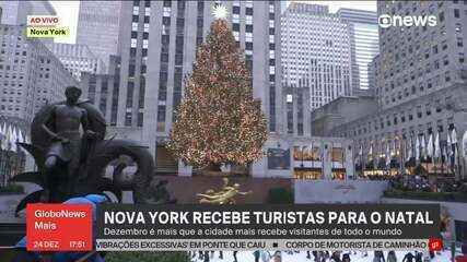 Nova York recebe turistas para o Natal