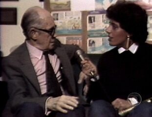 Leda Nagle entrevista o poeta Carlos Drummond de Andrade, Jornal Hoje, 25/07/1981.