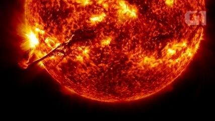 Nasa divulga imagens em alta definição de explosões do Sol