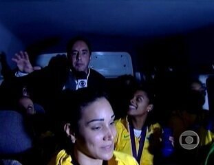 Reportagem de Pedro Bassan sobre o bicampeonato olímpico conquistado pela seleção brasileira feminina de vôlei nos Jogos Olímpicos de Londres 2012, Jornal Nacional, 11/08/2012.