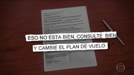 Jornal Hoje obtém plano de voo da Lamia, que transportava a delegação da Chapecoense