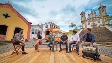 'Bem Sertanejo':  Mineiros, Gusttavo Lima e Paula Fernandes encontram o veterano Trio Parada Dura em Ouro Preto. 'Fantástico', 14/05/2017