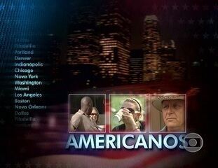 Estreia da série 'Americanos' com reportagem de Rodrigo Alvarez sobre os eleitores americanos antes da eleição presidencial de 2008. Jornal da Globo, 27/10/2008.