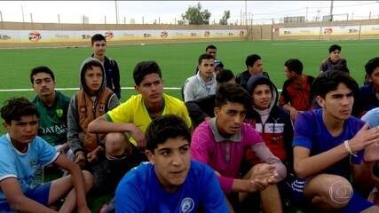 'A partida': peneira de refugiados segue afunilando por oportunidade no futebol. 'Esporte Espetacular', 13/05/2018