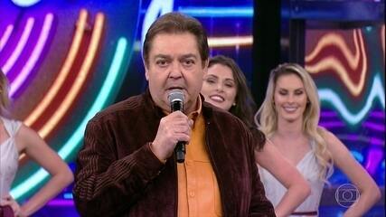 Faustão comenta greve dos caminhoneiros. 'Domingão do Faustão', 27/05/2018