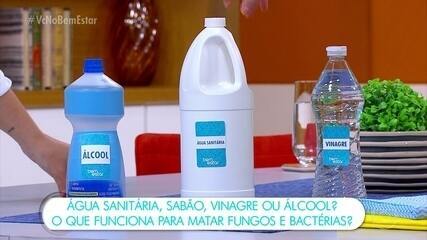 Reportagem sobre como limpar a casa, os objetos, os alimentos após uma enchente. Bem Estar, 12/03/2019.