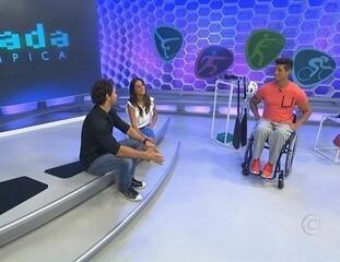 Fernando Fernandes é o convidado do programa para falar sobre a paracanoagem nos jogos paralímpicos do Rio de Janeiro em 2016, Balada Olímpica, 07/09/2015.