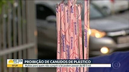 Regulamentada a lei que proibe canudos de plástico em todo o estado de São Paulo