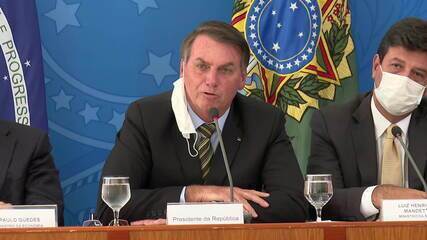 Bolsonaro sobre coronavírus: ‘É grave, mas não podemos entrar no campo da histeria’. Estúdio i,  18/03/2020 