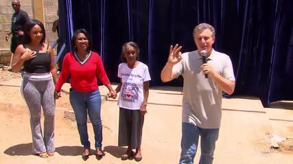 Luciano Huck mostra como ficou a casa de Dona Ivalda, 28/03/2020.