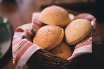 Pão de brioche para hambúrguer