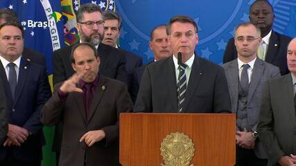 Confira os principais pontos do pronunciamento de Jair Bolsonaro