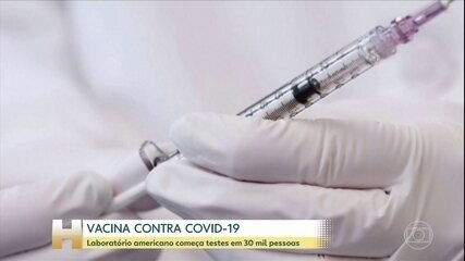 Laboratório americano começa testes da vacina contra a Covid-19 em 30 mil pessoas