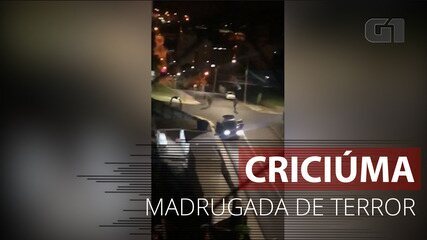 VÍDEO: Imagens mostram momento de tiroteio em Criciúma, SC