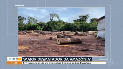 STF mantém prisão de Chaules Volban Pozzebon