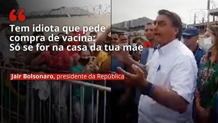 VÍDEO: Bolsonaro diz que 'no mínimo, 22 milhões de vacinas' serão entregues em março