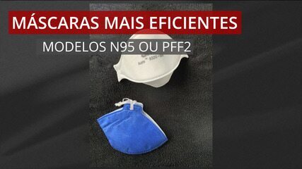 Máscaras N95 ou PFF2 são as mais eficientes na proteção contra o coronavírus