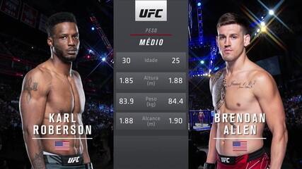 UFC 261 - Karl Roberson x Brendan Allen