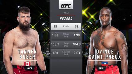 UFC Gane x Volkov - Tanner Boser x Ovince St. Preux