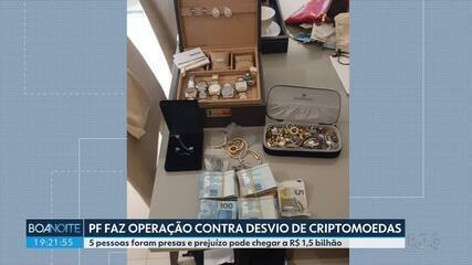 Polícia Federal faz operação contra desvio de criptomoedas