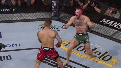 McGregor fratura o tornozelo em luta com Poirier no UFC 264