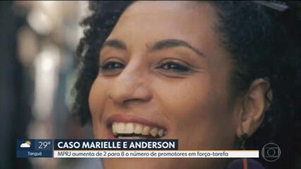 Força-Tarefa do MPRJ que investiga a morte de Marielle Franco passa a ter oito integrantes. RJ1,  27/07/2021